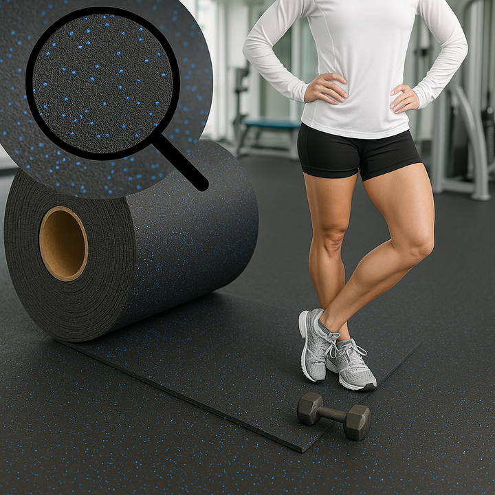 Custom-Cut Gym Rubber Matting Rolls – Premium Non-Slip,
Shock-Absorbing Flooring for Professional Training Spaces
(Sold Per Metre)