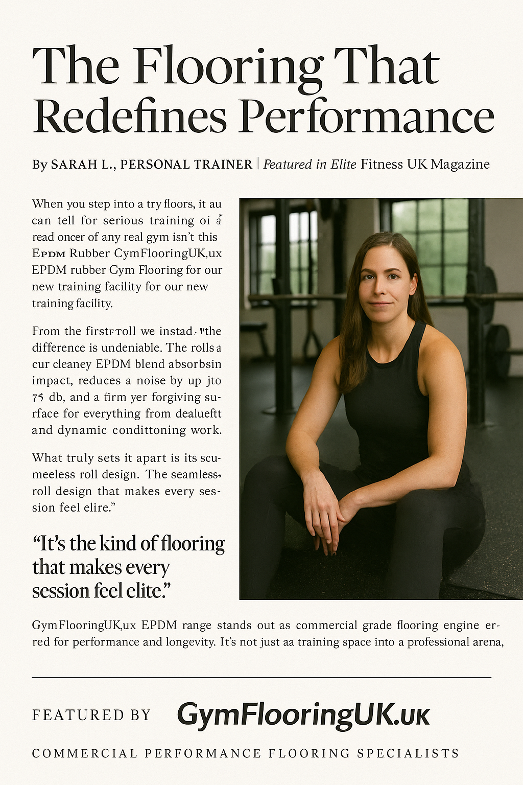 Heavy-Duty Rubber Gym Flooring Rolls – Ultimate Floor Protection for UK Gyms