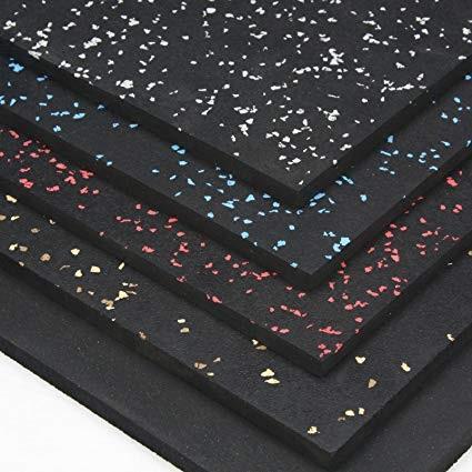 Rubber gym flooring roll 4mm under cardio treadmill — floor protection gym matting UK