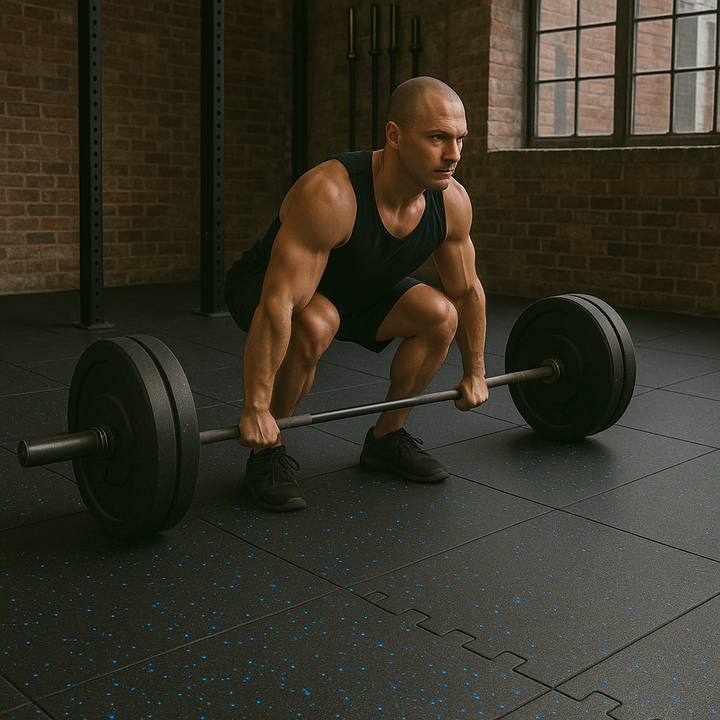 Interlocking CrossFit Gym Mats Durable & Versatile Flooring for High-Impact Workouts