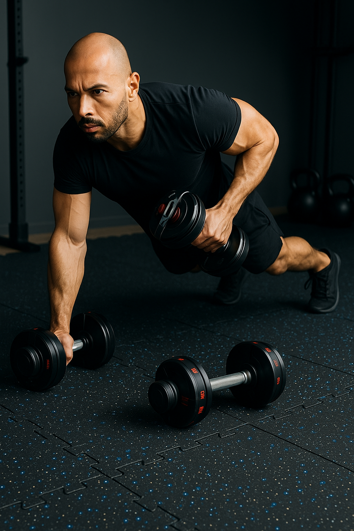 12mm Interlocking Gym Flooring Tiles – Fast Fit, Non-Slip & Heavy-Duty