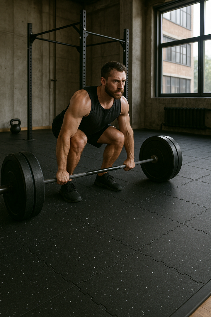 Interlocking CrossFit Gym Mats Durable & Versatile Flooring for High-Impact Workouts