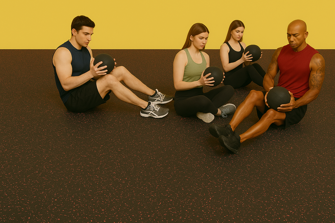 Premium Rubber Gym Flooring Roll Non-Slip, Shock-Absorbing, Various Thicknesses – Ideal for Home & Commercial Gyms