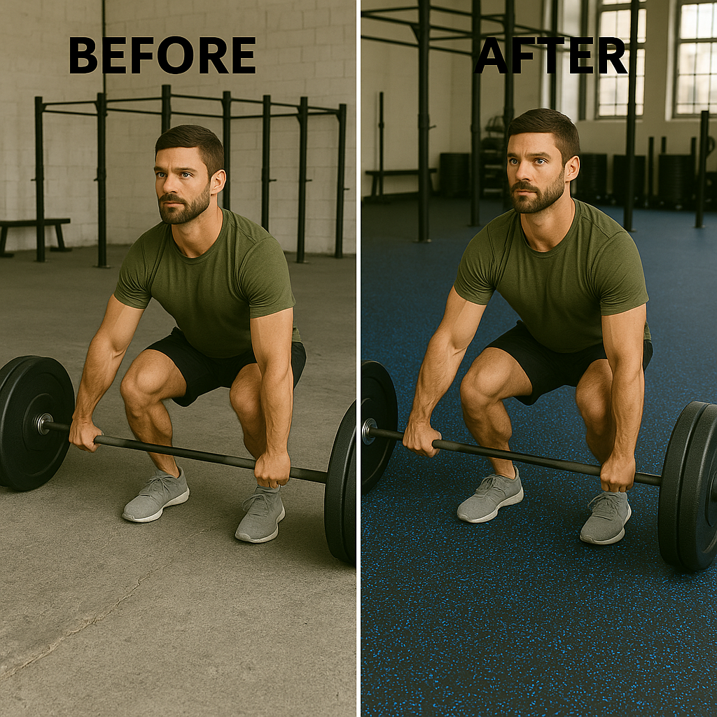 Non-Slip Gym Matting Rolls – Premium Rubber Flooring for Fitness Centres
