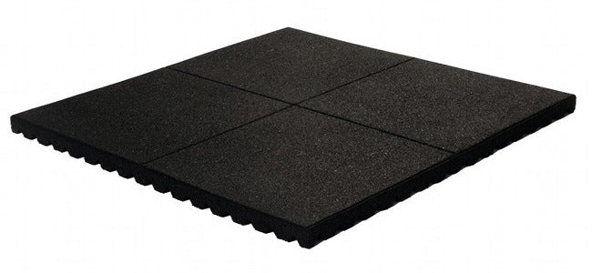 30mm rubber gym tiles 500mm x 500mm lifting platform build — Olympic lifting flooring UK