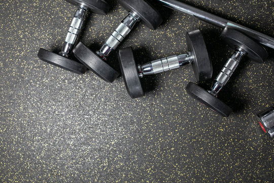 Rubber gym flooring roll edge detail smooth commercial finish — heavy duty gym floor UK