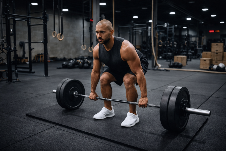 20mm rubber gym tiles full floor coverage
