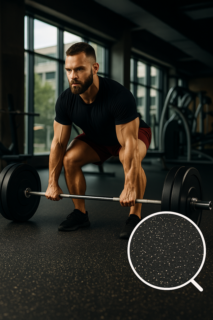 Non-Slip Gym Matting Rolls – Premium Rubber Flooring for Fitness Centres