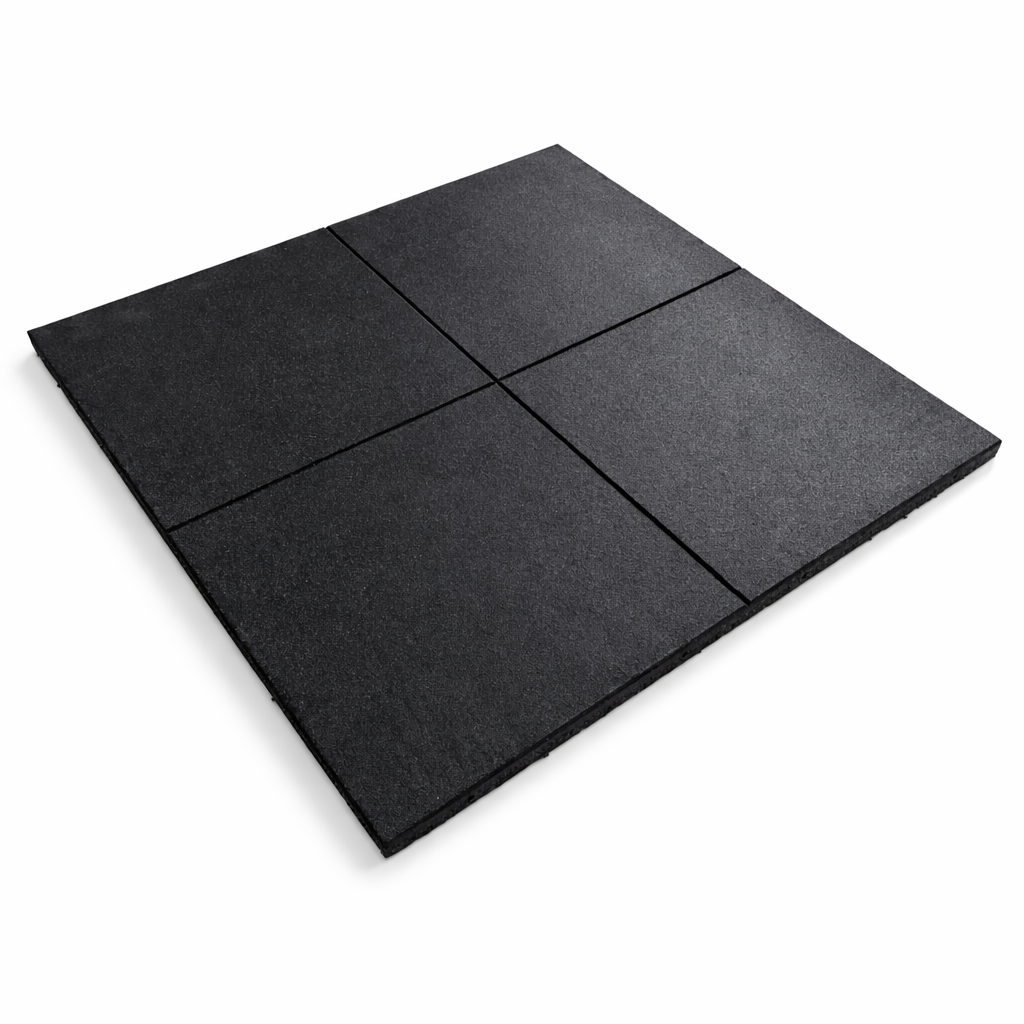 20mm Rubber Gym Tiles Heavy Duty Precision Moulded