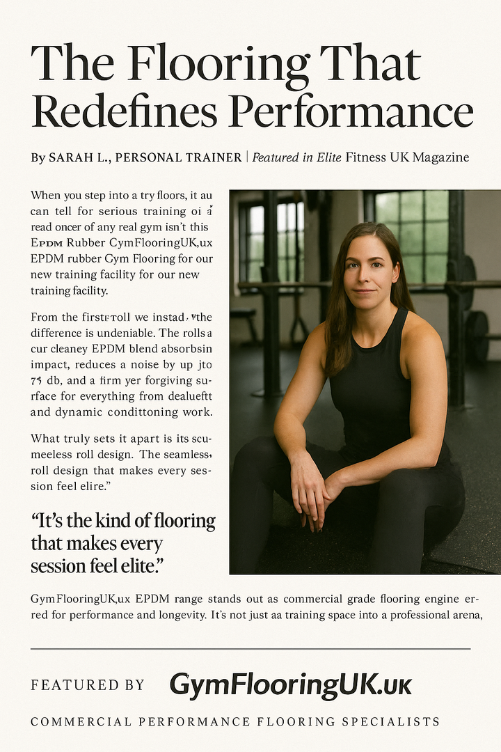 Heavy-Duty Rubber Gym Flooring Rolls – Ultimate Floor Protection for UK Gyms