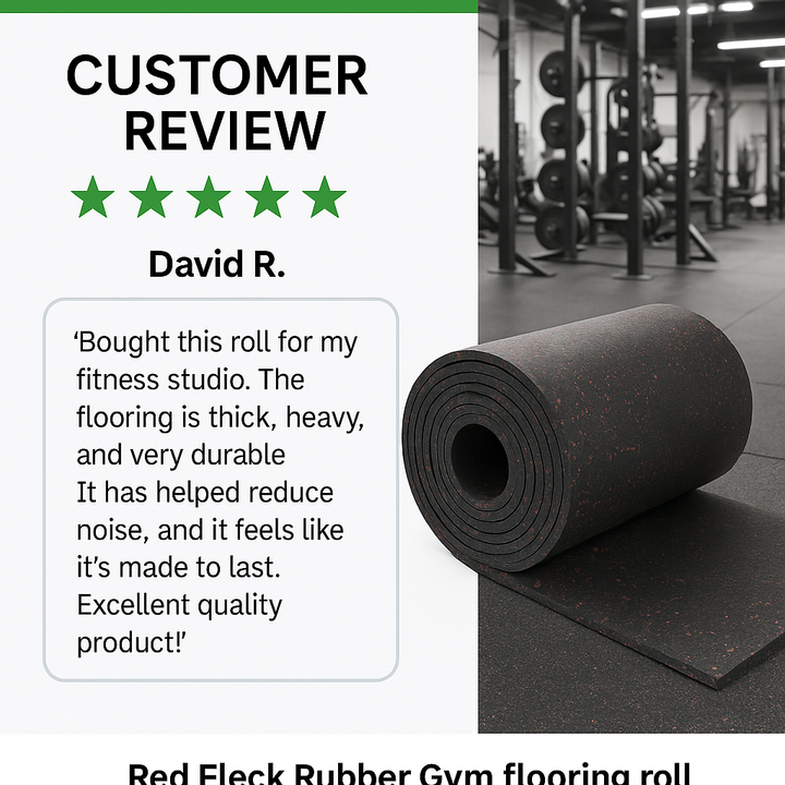 Non-Slip Gym Matting Rolls – Premium Rubber Flooring for Fitness Centres