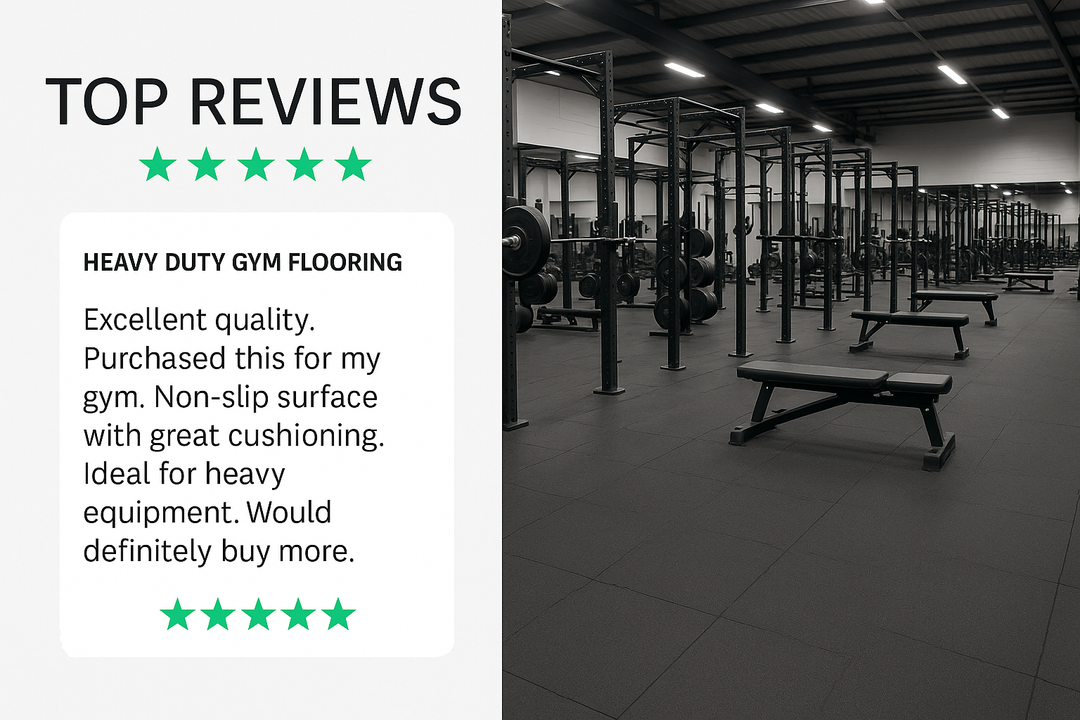 Non-Slip Gym Matting Rolls – Premium Rubber Flooring for Fitness Centres