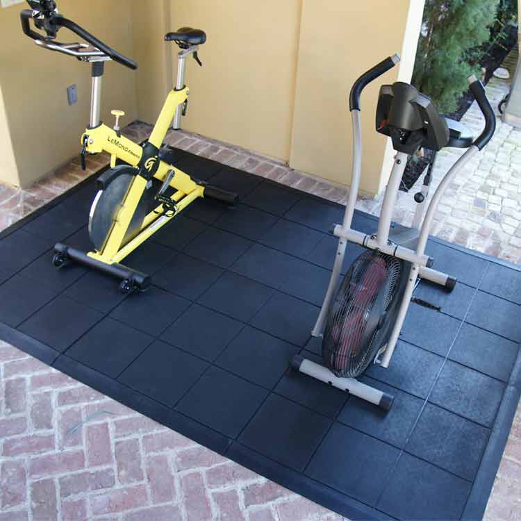 Rubber Gym Mats Interlocking Heavy Duty - Slip Not Co Uk