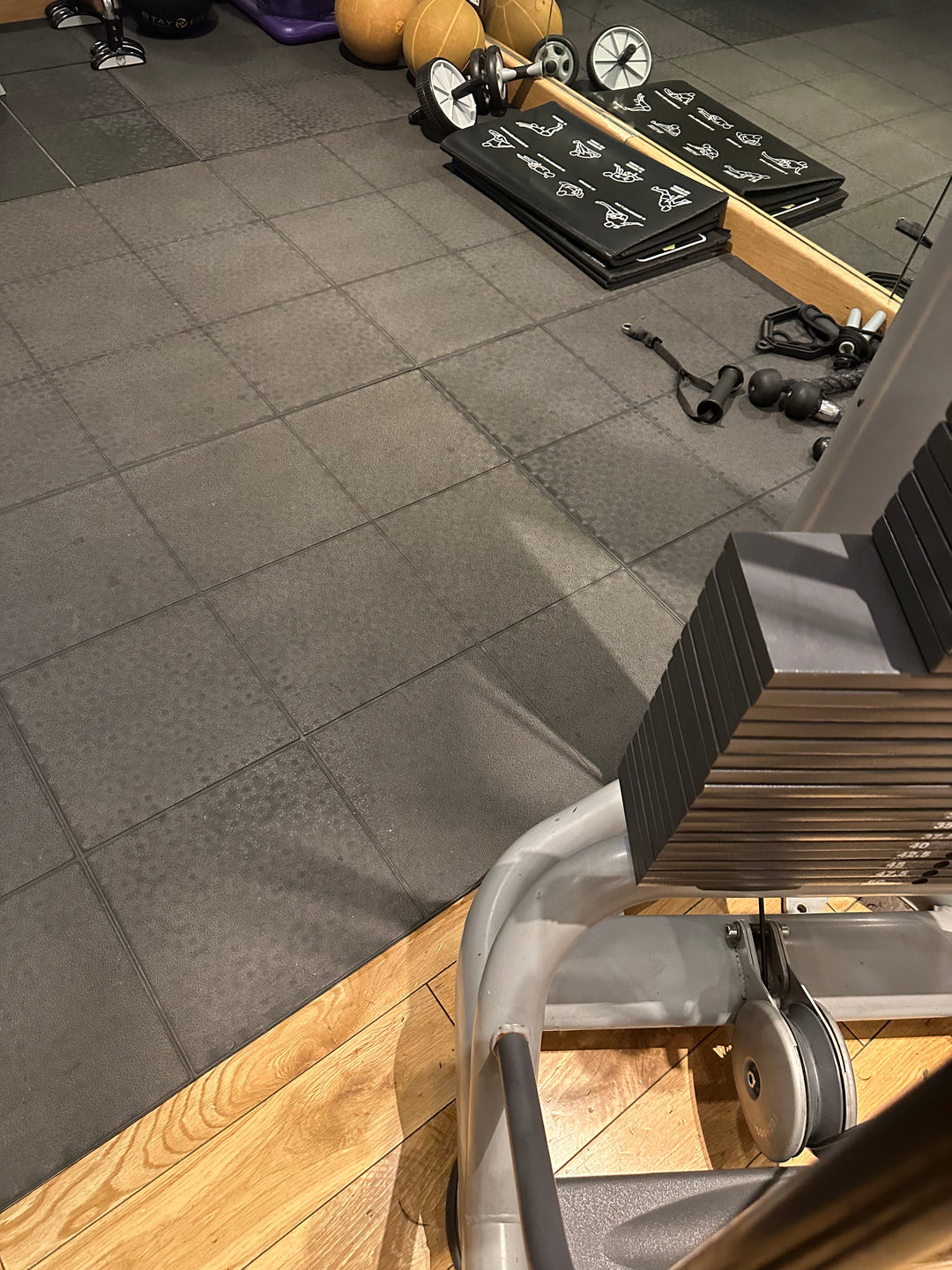 Dim Gray CrossFit Gym Mats Interlocking